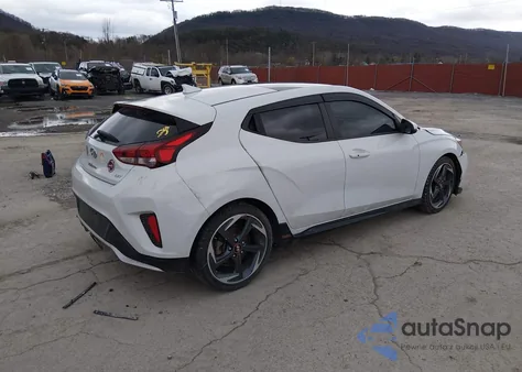 2020 Hyundai Veloster Turbo z USA, uszkodzony, nr VIN KMHTH6ABXLU030933